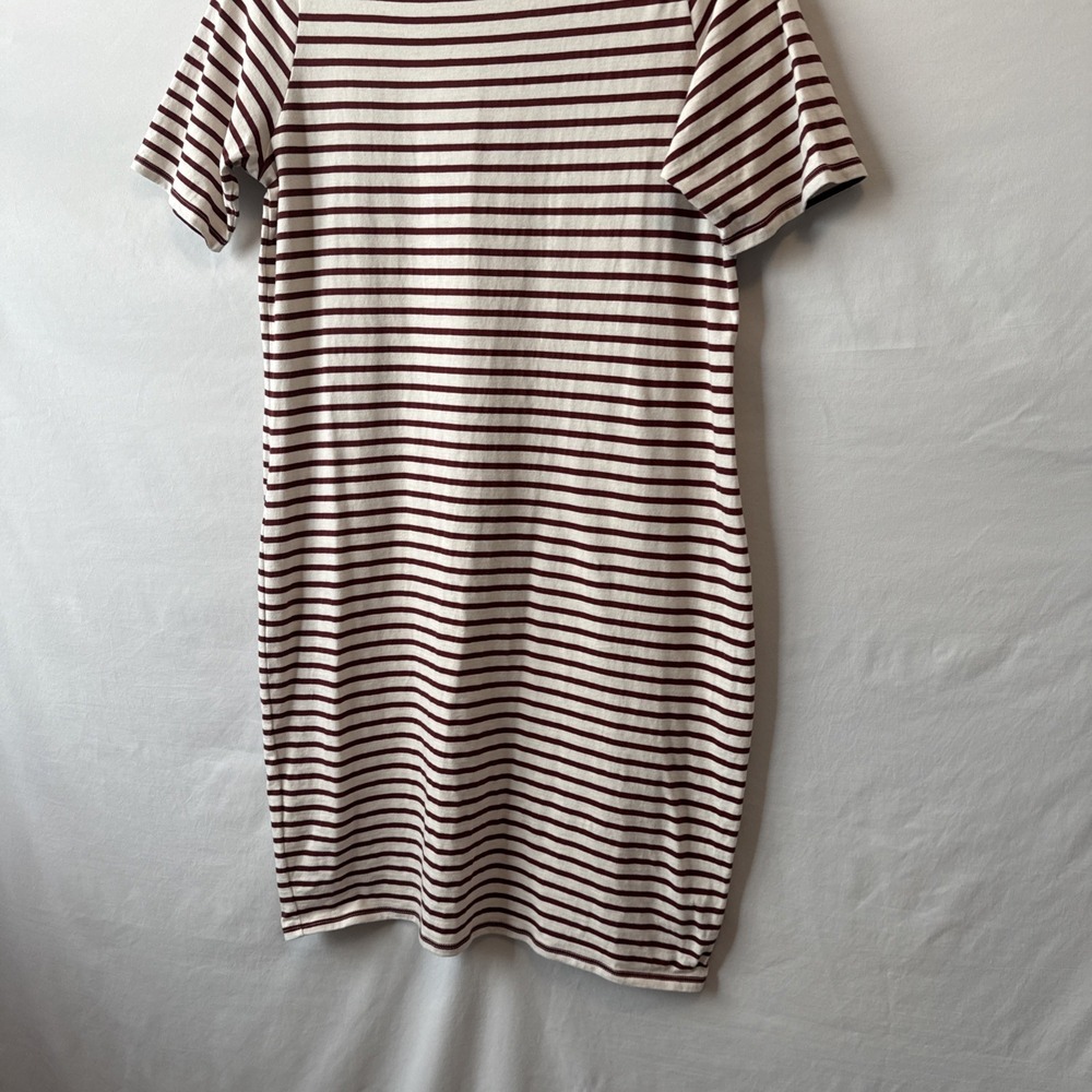 Universal Standard Belle Breton Red Striped Jersey Dress Women's XS 10-12 Cozy‎ - Picture 4 of 11